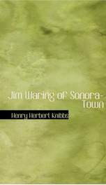 Jim Waring of Sonora-Town_cover