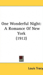 One Wonderful Night_cover