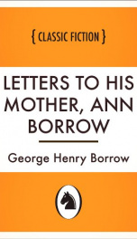 Letters to his mother, Ann Borrow_cover