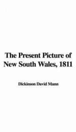 The Present Picture of New South Wales (1811)_cover