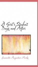 A Girl's Student Days and After_cover