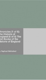 Chronicles (1 of 6): The Historie of England (6 of 8)_cover