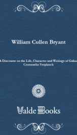 A Discourse on the Life, Character and Writings of Gulian Crommelin Verplanck_cover