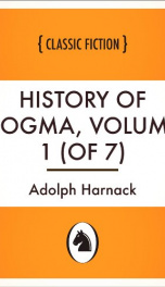History of Dogma, Volume 1 (of 7)_cover