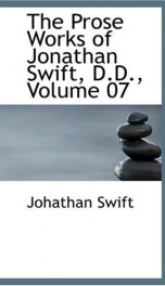 The Prose Works of Jonathan Swift, D.D. - Volume 07_cover