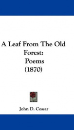 A Leaf from the Old Forest_cover