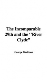 The Incomparable 29th and the &quot;River Clyde&quot;_cover
