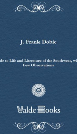 Guide to Life and Literature of the Southwest, with a Few Observations_cover