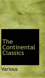 The Continental Classics, Volume XVIII., Mystery Tales_cover