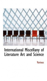 International Miscellany of Literature, Art and Science, Vol. 1,_cover