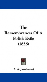 the remembrances of a polish exile_cover