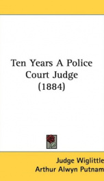 ten years a police court judge_cover