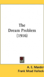 the dream problem_cover