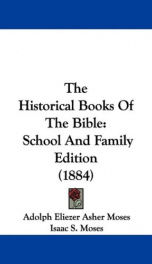 the historical books of the bible school and family edition_cover