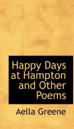 happy days at hampton and other poems_cover