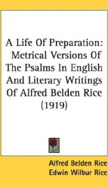 a life of preparation_cover