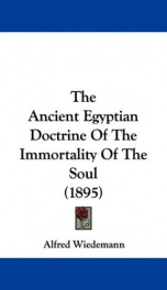 the ancient egyptian doctrine of the immortality of the soul_cover