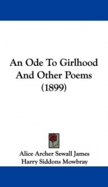an ode to girlhood and other poems_cover