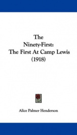the ninety first the first at camp lewis_cover