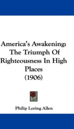 americas awakening the triumph of righteousness in high places_cover
