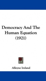 democracy and the human equation_cover
