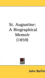 st augustine a biographical memoir_cover