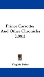 prince carrotte and other chronicles_cover
