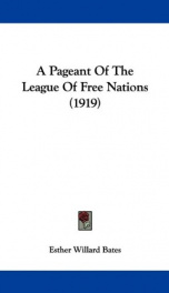 a pageant of the league of free nations_cover