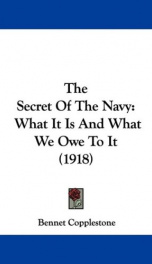 the secret of the navy what it is and what we owe to it_cover