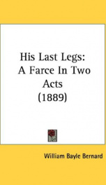 his last legs a farce in two acts_cover