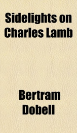 sidelights on charles lamb_cover