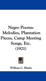 negro poems melodies plantation pieces camp meeting songs etc_cover