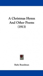 a christmas hymn and other poems_cover