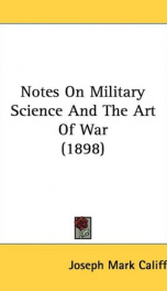 notes on military science and the art of war_cover