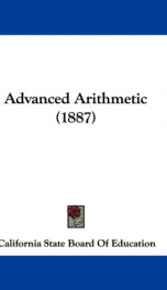 advanced arithmetic_cover