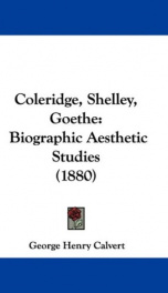 coleridge shelley goethe_cover