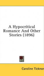 a hypocritical romance and other stories_cover