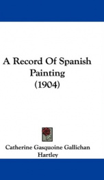 a record of spanish painting_cover