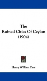 the ruined cities of ceylon_cover