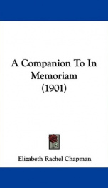 a companion to in memoriam_cover