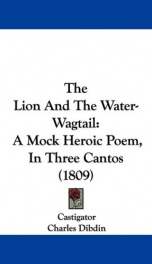 the lion and the water wagtail a mock heroic poem in three cantos_cover