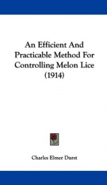an efficient and practicable method for controlling melon lice_cover