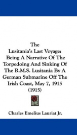 the lusitanias last voyage_cover