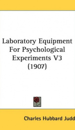 laboratory equipment for psychological experiments_cover