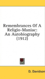 remembrances of a religio maniac an autobiography_cover