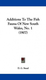 additions to the fish fauna of new south wales no 1_cover
