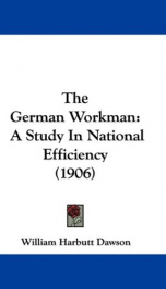 the german workman a study in national efficiency_cover