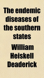 the endemic diseases of the southern states_cover