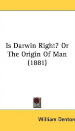 is darwin right or the origin of man_cover