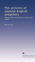 pen pictures of popular english preachers with limnings of listeners in church_cover